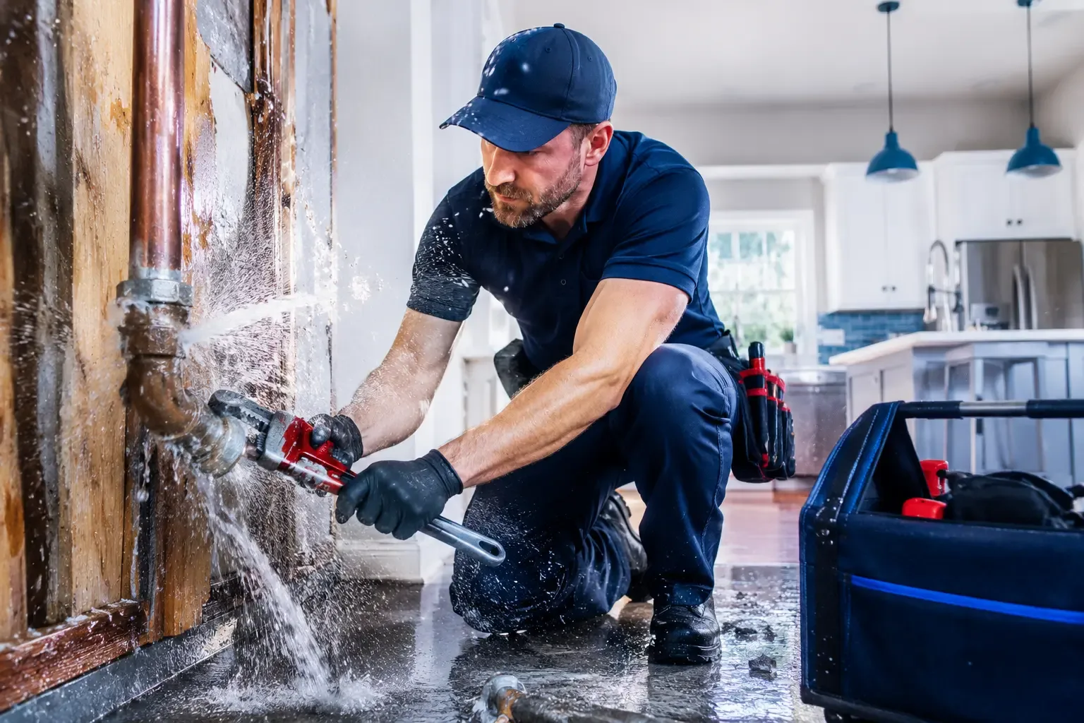 Emergency pipe repair in Missouri